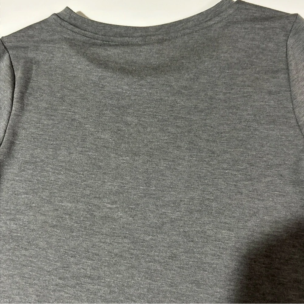 a.n.a. T Shirt Dress Women’s Small Gray Bell Sleeves Comfy Cottagecore Casual